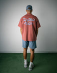 Details Matter Washed Tee - Dark Coral