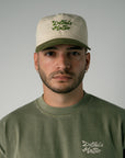Details Matter Washed Two Tone Cap - Pine