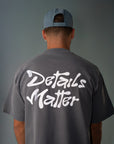 Details Matter Reflective Tee - Steel Blue
