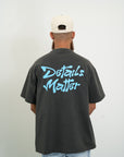 Details Matter Splash Tee - Washed Charcoal