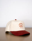 Details Matter Classic Two Tone Cap - Burgundy