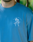 Details Matter Floral Tee - Slate Blue