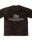 Details Matter Crest Tee - Coal