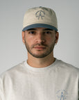 Details Matter Classic Two Tone Cap - Slate Blue