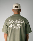 Details Matter Washed Tee - Pine
