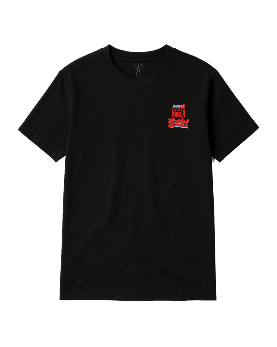 Aqui Se Habla Español Tee - Negro