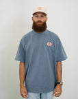 Details Matter Monogram Washed Tee - Navy