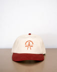 Details Matter Classic Two Tone Cap - Burgundy