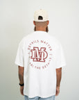 Details Matter Monogram Washed Tee - White