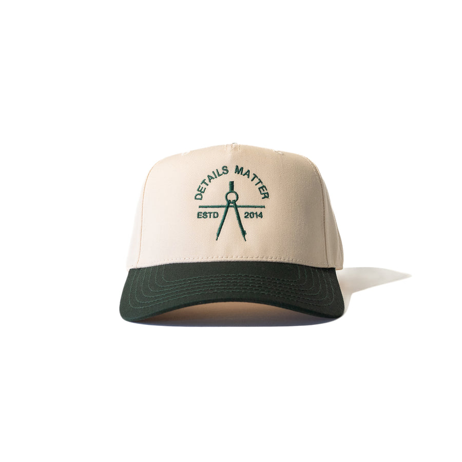 Details Matter Classic Mid Profile Cap Natural / Forest