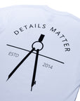 Details Matter Classic Logo Tee - White