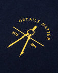 Details Matter Classic Logo Tee - Navy